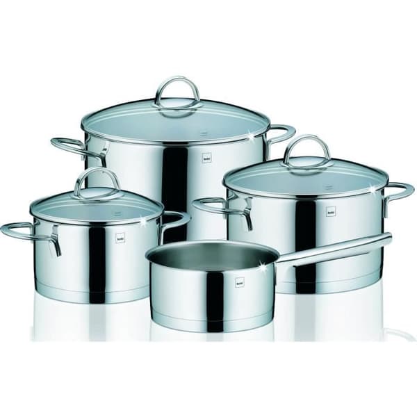 Köksredskap - KELA - 10969 - Blank rostfritt stål - 3 delar - Diametrar 16, 20, 24 cm