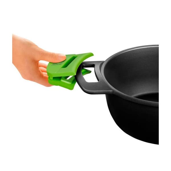 BRA djup gryta med glaslock och silikonhandtag, 24 cm Braisogona_A400324
