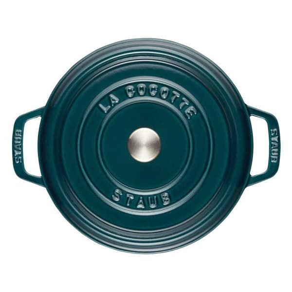 STAUB - Gjutjärn Rund Cocotte, 24 cm, Blue La Mer