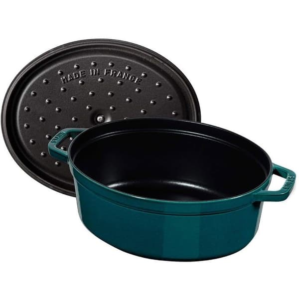 STAUB - Gjutjärn Oval Cocotte, 31 cm, Blue La Mer