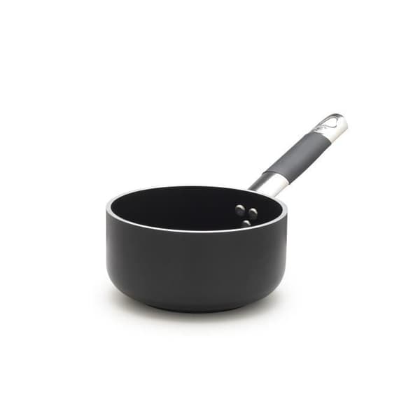 Hög kastrull i hittad induktion non-stick aluminium, tjocklek 5 mm, 2 rörformade handtag i rostfritt stål