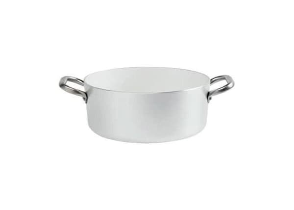 Pentole agnelli - Pentole AgnelliPCMX0430 - pcmx0430 Kastrull i hög aluminium med 2 handtag, rostfri, 30 cm