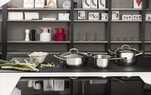 Barazzoni Casserole - 163102024 - Chef Line Casserole Två handtag cm 24 Stål