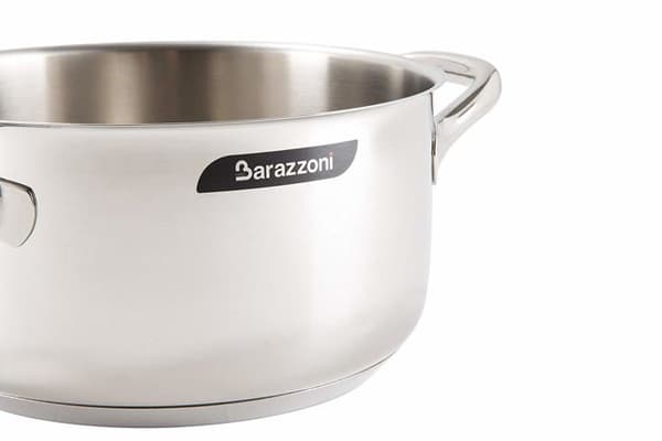 Barazzoni Casserole - 163102024 - Chef Line Casserole Två handtag cm 24 Stål