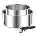 Miniatyrbild 1 av 3: Tefal-serien med 2 kastruller i rostfritt stål 16/20cm + handtag - L9739302