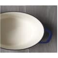 Miniatyrbild 2 av 6: Cocotte gjutjärn - GSW - BLUE MAGIC - 33 x 25 cm - Ovall - Induktion - Blå