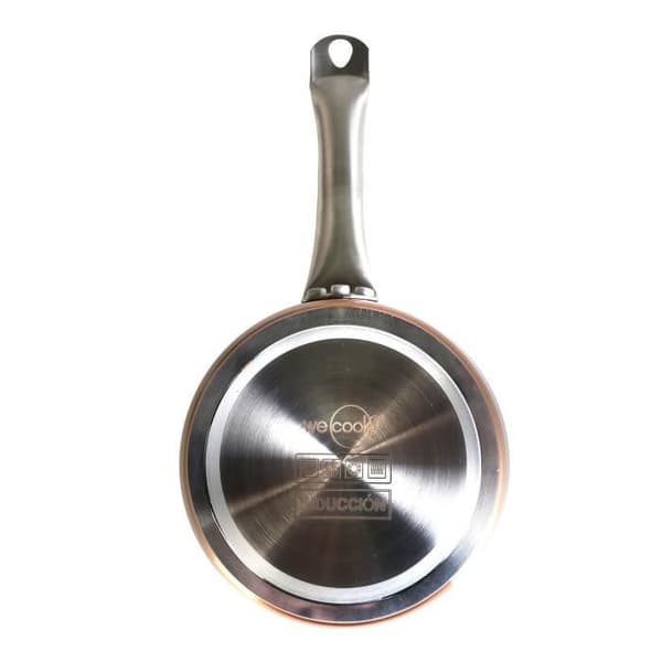 Kasserolle 14 cm Induktions, Ekologisk Non-stick, Smidd Aluminium utan PFOA Wecook Professional Koppar 88366
