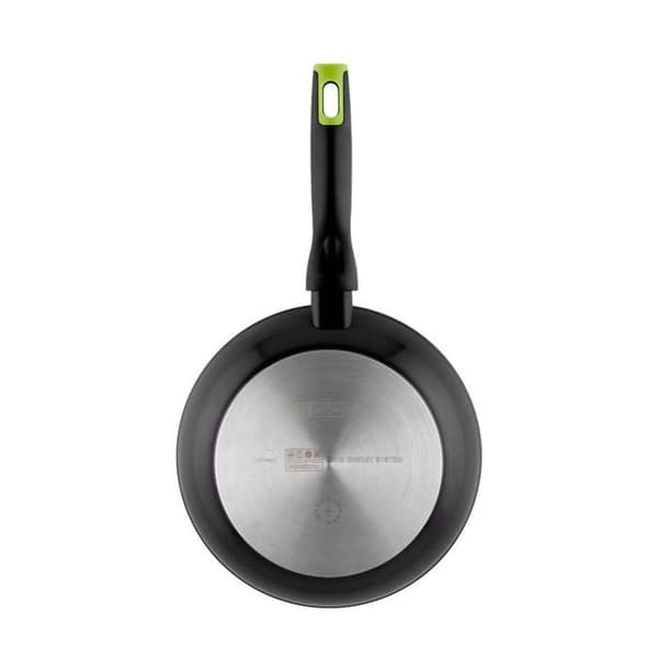 MONIX Eco Nature | Set med 3 Kokkärl 18-22-26 cm i Smidd Aluminium, Förstärkt Non-Stick Keramik, Passar till alla