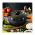 Miniatyrbild 3 av 6: PINTI Casserole 2 hanterar effektivt non-stick pannor med lock CM28