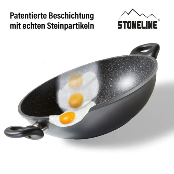 Gratängfat - STONELINE® - 28 cm - Glaslock - Non-stick beläggning - Induktion