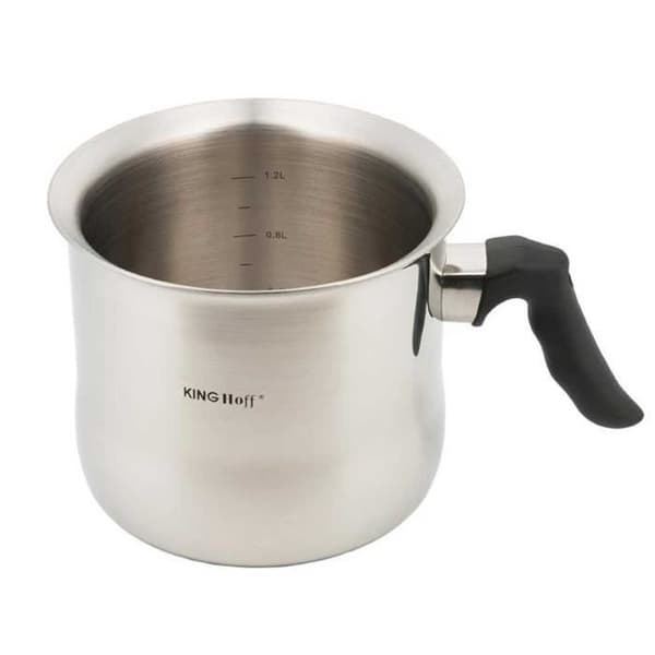 Gratäng - KINGHOFF - KH-3108 - Rostfritt stål - 1L - Dubbelvägg med visselpipa