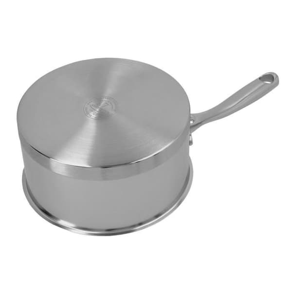 DEMEYERE - Atlantis 7 - Kastrull med Lock - 16 cm, Kapacitet: 1,50 l, Rostfritt Stål 18/10, Silver