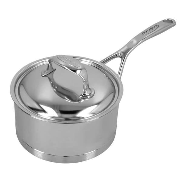 DEMEYERE - Atlantis 7 - Kastrull med Lock - 16 cm, Kapacitet: 1,50 l, Rostfritt Stål 18/10, Silver