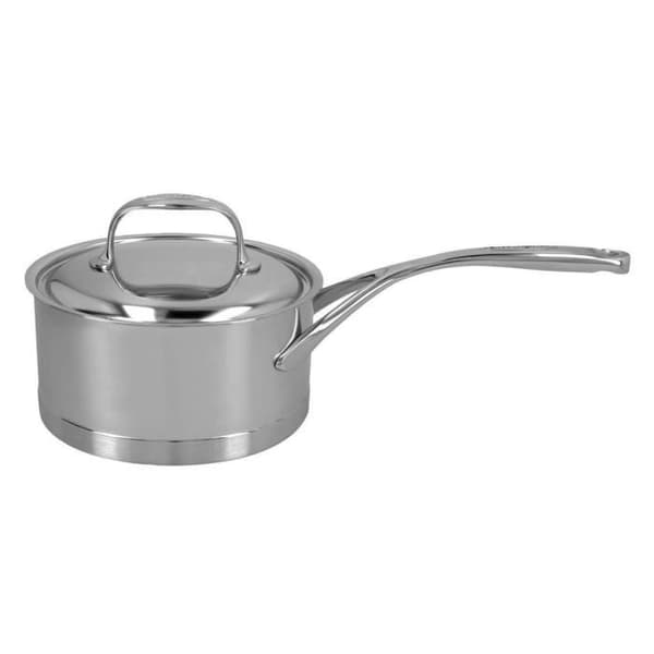 DEMEYERE - Atlantis 7 - Kastrull med Lock - 16 cm, Kapacitet: 1,50 l, Rostfritt Stål 18/10, Silver