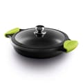 Miniatyrbild 1 av 4: Castey Casserole - F3-IR28 - FUNDIX Induction Slow Cooker 28 Cm med lock, aluminium, svart, 32 cm