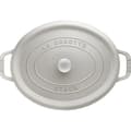 Miniatyrbild 2 av 4: STAUB - Oval gjutjärnsgryta, 31 cm, Vit tryffel