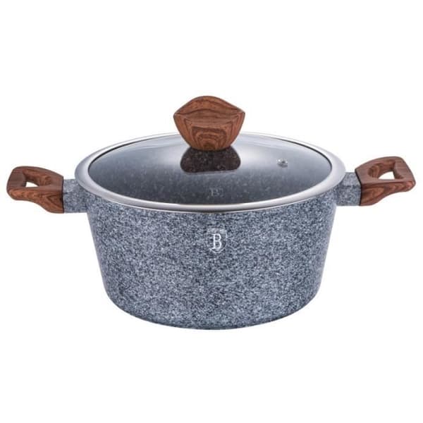 Gratängform - Skog - 24cm - Granit- och marmorbeläggning - Non-stick - Alla typer av värmekällor kompatibla
