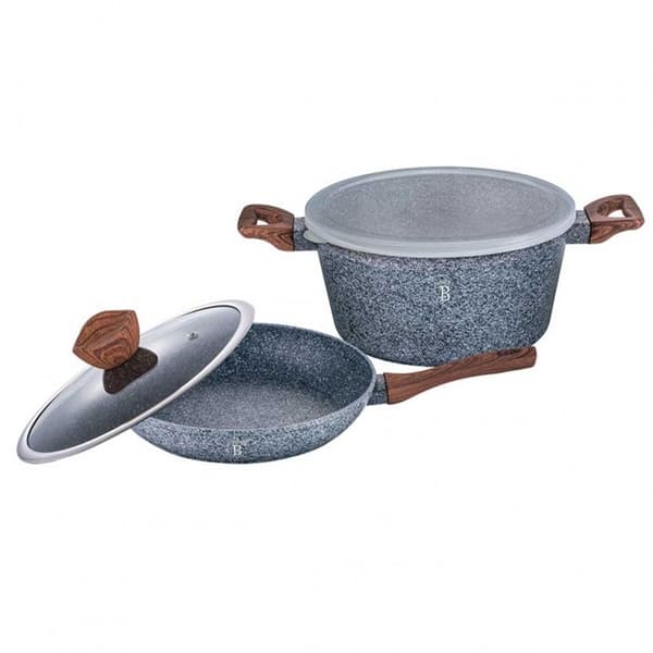 Grytor och stekpannor - BERLINGER HAUS - BH-7060 - Non-stick granit - TURBO INDUKTION-system - 3 delar