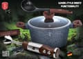 Miniatyrbild 4 av 6: Grytor och stekpannor - BERLINGER HAUS - BH-7060 - Non-stick granit - TURBO INDUKTION-system - 3 delar