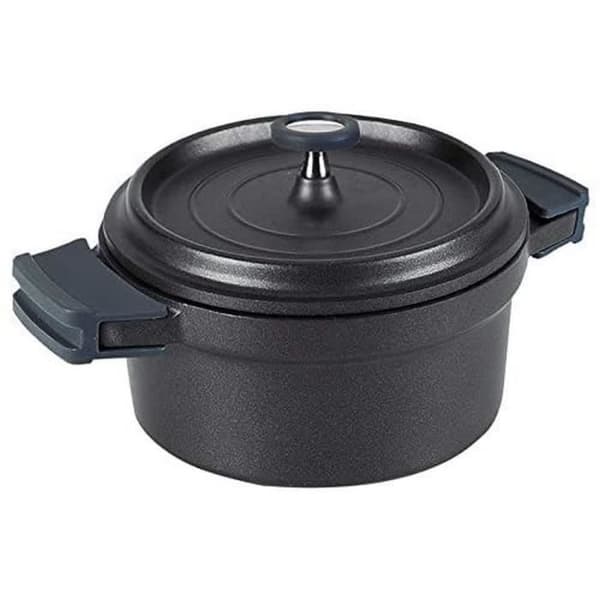 Fundicion rund gjutjärnsform - D: 24 cm - svart