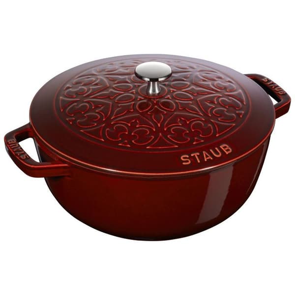 STAUB Cocotte Lily Mönster 24 cm Granatäpple