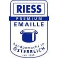 Miniatyrbild 3 av 4: Marmite haute Riess grå med glaslock diameter 20 cm 4 l