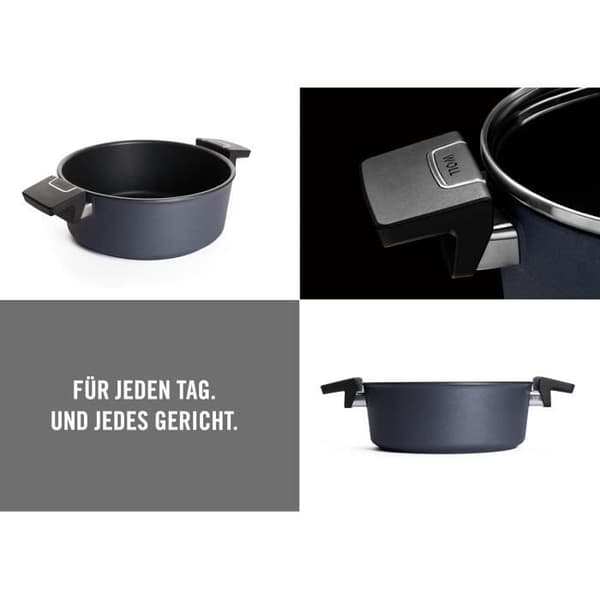 Woll Diamond Lite Cocotte Ø 24 cm Höjd 9 cm 3,8 l med 2 sidohandtag