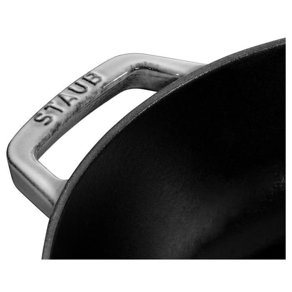 Chistera rund gryta i gjutjärn - STAUB - Ø 28 cm - 6,7 L - Grafitgrå