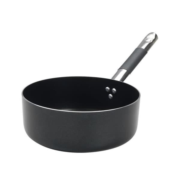 Non-stick aluminium kastrull, tjocklek 3 mm, 1 rörformigt handtag i rostfritt stål