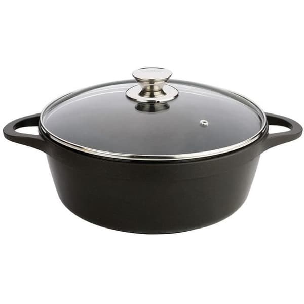Cocotte - VALIRA - Hög induktion D: 28 cm - Aluminiumgjutning - Ekologisk non-stick beläggning