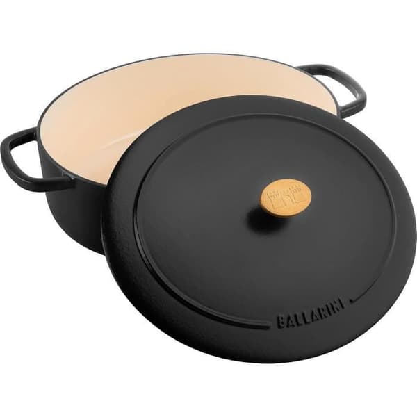Ballarini Bellamonte Cocotte 29 cm, Ovalt, Svart, Gjutjärn