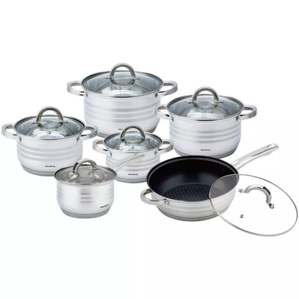 SET MED KASEROLLER 12 ELEMENT KLAUSBERG KB-7698