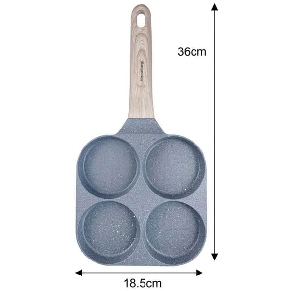 PATELNIA MARMURKOWA FÖR ÄGG PANNKAKOR 4 SEKTIONER KLAUSBERG KB-7822