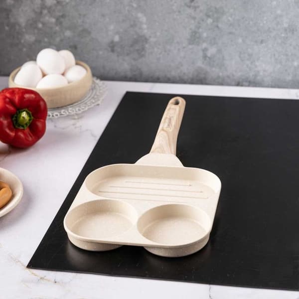 Stekpanna - KLAUSBERG - KB-7818 - Marmorbeläggning - 3 sektioner - Non-stick