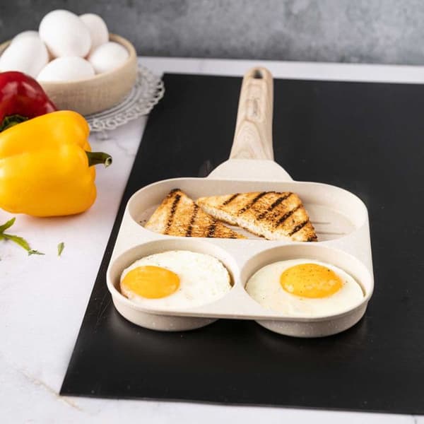 Stekpanna - KLAUSBERG - KB-7818 - Marmorbeläggning - 3 sektioner - Non-stick