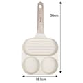 Miniatyrbild 5 av 6: Stekpanna - KLAUSBERG - KB-7818 - Marmorbeläggning - 3 sektioner - Non-stick