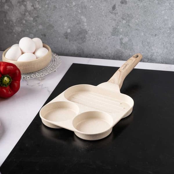 Stekpanna - KLAUSBERG - KB-7818 - Marmorbeläggning - 3 sektioner - Non-stick