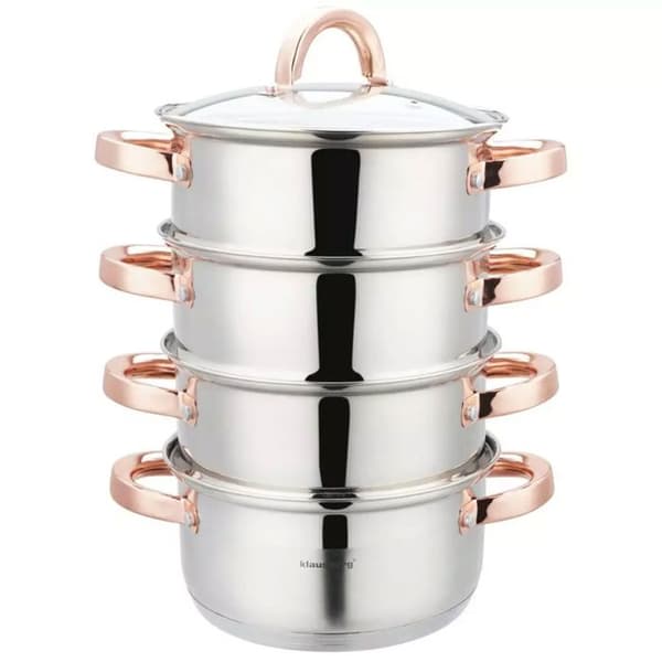 GARNEK PÅ ÅNG KLAUSBERG 5 DELAR 18cm KB-7727 ROSÉ GULD