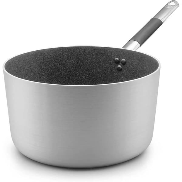 Pentole Agnelli ALSC105GPIC24 Ligne Shark Skin Induktionsgryta hög Antiadhesiv med 1 handtag i rostfritt stål 24 cm