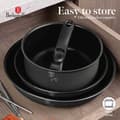 Miniatyrbild 3 av 6: Köksredskapset - BERLINGER HAUS - BH-8256 - 9 delar - Aluminium - Non-stick TYTAN PRO