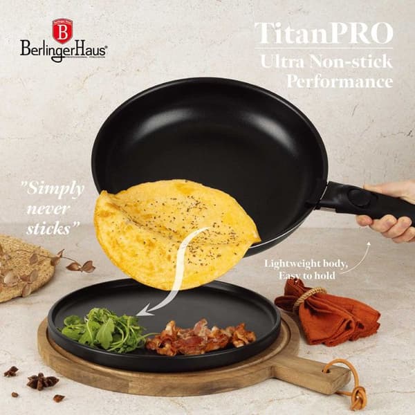 Köksredskapset - BERLINGER HAUS - BH-8256 - 9 delar - Aluminium - Non-stick TYTAN PRO