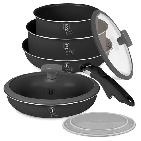 Köksredskapset - BERLINGER HAUS - BH-8256 - 9 delar - Aluminium - Non-stick TYTAN PRO