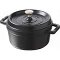 Miniatyrbild 1 av 2: STAUB Rund cocotte svart diam 28