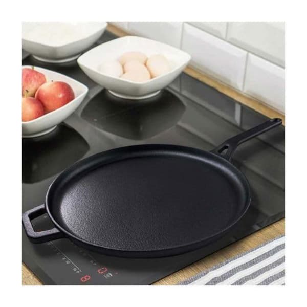 Grillpanna Kinghoff POÅLE EN FONTE 29 cm FÖR CRÊPES, PIZZOR KH-1895
