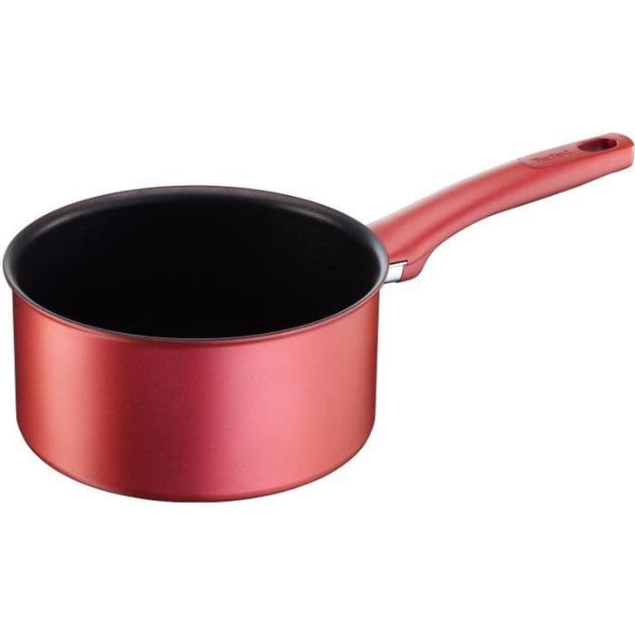 TEFAL C6822812 - Kasserolle - Ø 16 cm - Overraskelsesrød - Alle varmekilder inklusive induktion