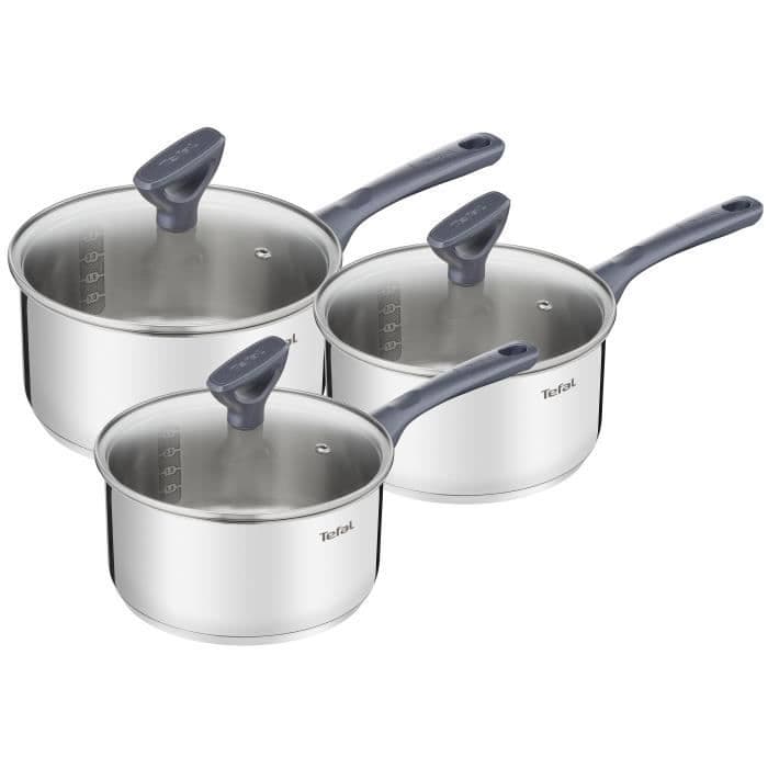 TEFAL Lot 3 Gryderetter Dailycook med låg - Ø 16/18/20 cm - Induktion