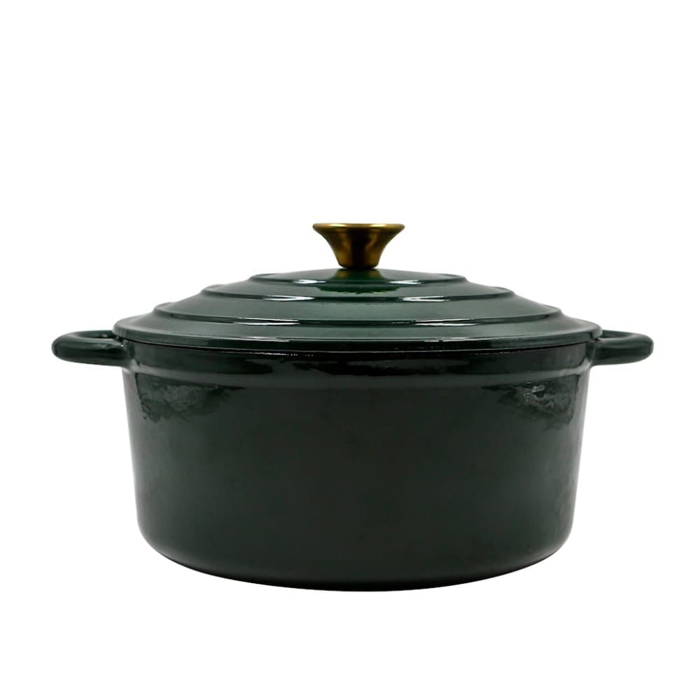 Gjutjärnsgryta 5 L Grön