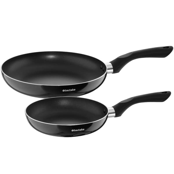 Grydesæt Varese, aluminium med glaslåg, 15-dele - sort