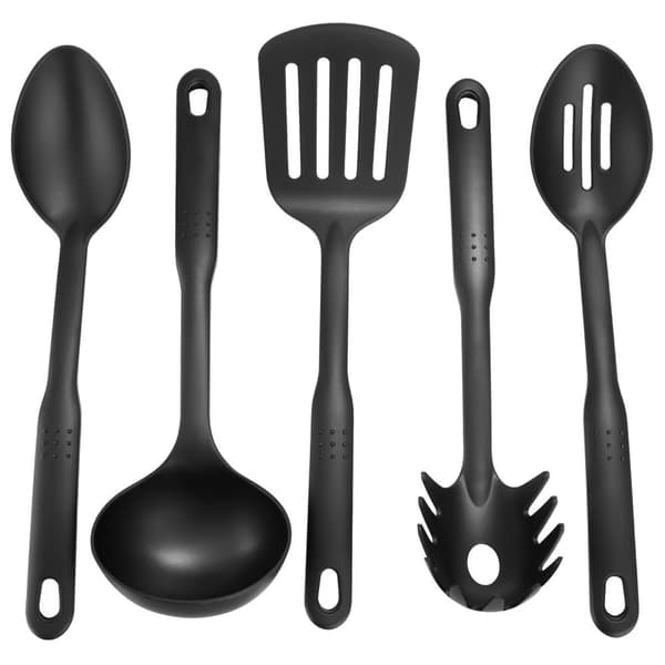 Grydesæt Varese, aluminium med glaslåg, 15-dele - sort