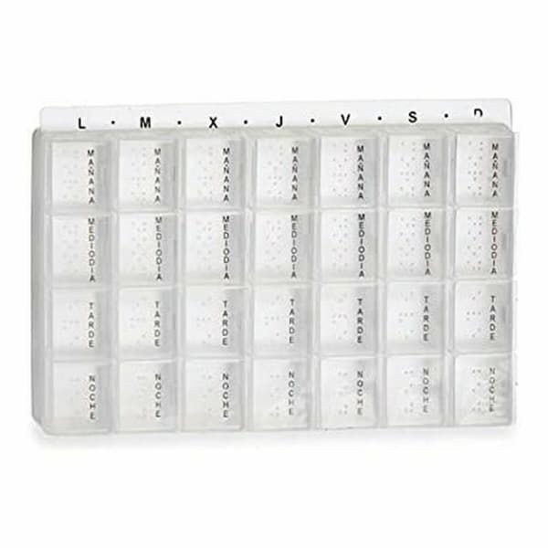Veckodoseringsask Transparent Plast (12 antal)